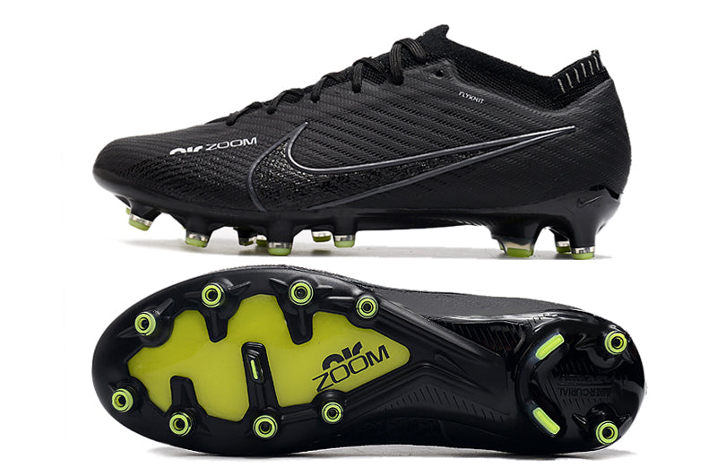 CHUTEIRA NIKE AIR ZOOM MERCURIAL VAPOR 15 ELITE CAMPO (AG) "SHADOW" - PRETA E VERDE