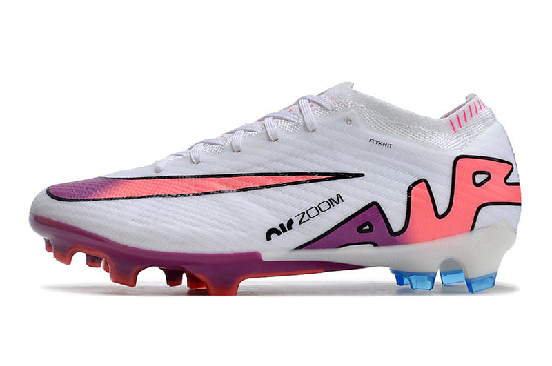 CHUTEIRA NIKE AIR ZOOM MERCURIAL VAPOR 15 ELITE CAMPO - BRANCA E VINHO