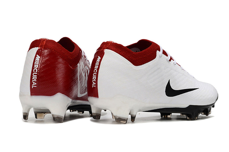 CHUTEIRA NIKE AIR ZOOM MERCURIAL VAPOR 15 ELITE CAMPO "T90" - BRANCA E VINHO