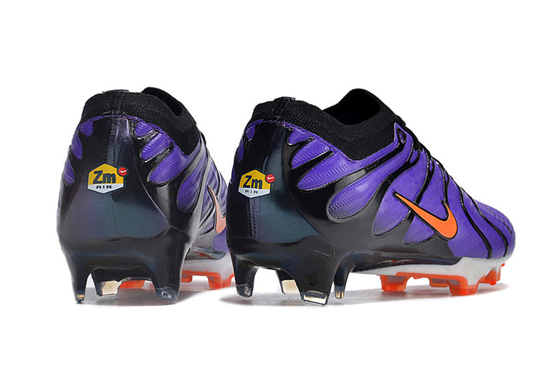 CHUTEIRA NIKE AIR ZOOM MERCURIAL VAPOR 15 ELITE CAMPO "AIR MAX TN" - ROXA E PRETA