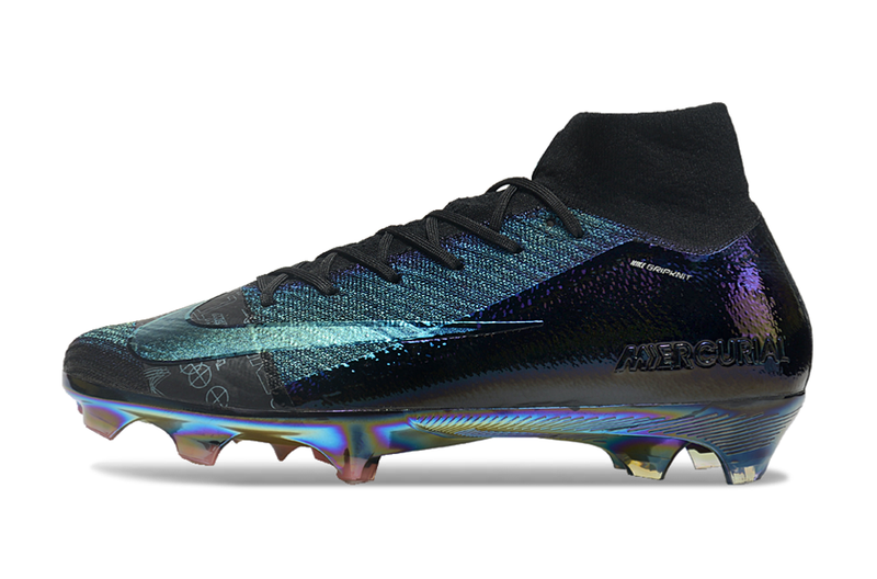 CHUTEIRA NIKE AIR ZOOM MERCURIAL SUPERFLY 10 ELITE CAMPO "COSMIC SPEED" - PRETA