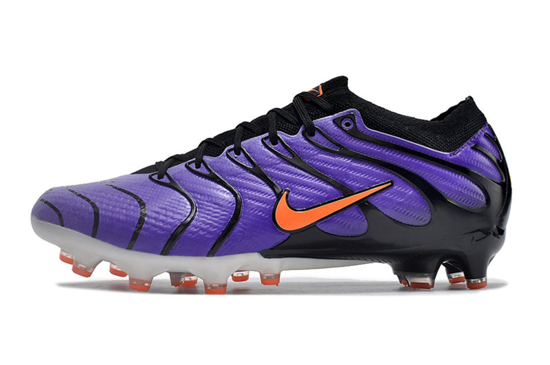 CHUTEIRA NIKE AIR ZOOM MERCURIAL VAPOR 15 ELITE CAMPO (AG) "AIR MAX TN" - ROXA E PRETA
