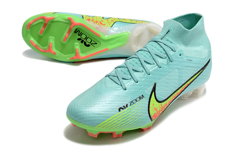 CHUTEIRA NIKE AIR ZOOM MERCURIAL SUPERFLY 9 ELITE CAMPO - VERDE