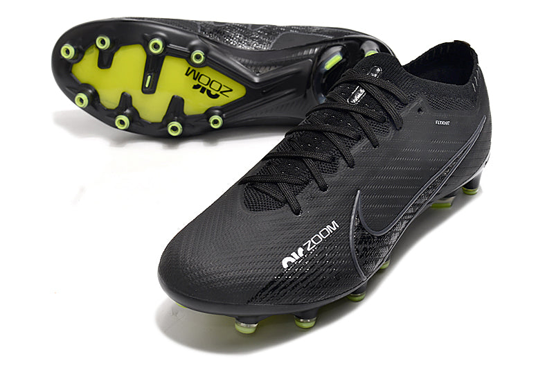 CHUTEIRA NIKE AIR ZOOM MERCURIAL VAPOR 15 ELITE CAMPO (AG) "SHADOW" - PRETA E VERDE