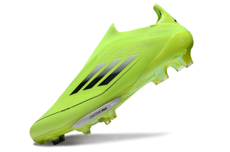 CHUTEIRA ADIDAS F50 LACELESS LIGHTSTRIKE PRO ELITE CAMPO - VERDE