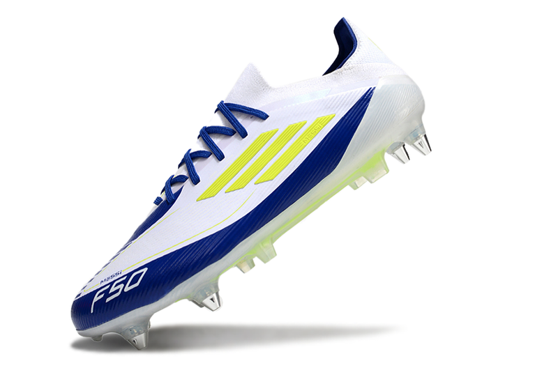 ADIDAS F50.1 ELITE TRAVA MISTA "TRIUNFO ESTELAR" - BRANCA E AZUL