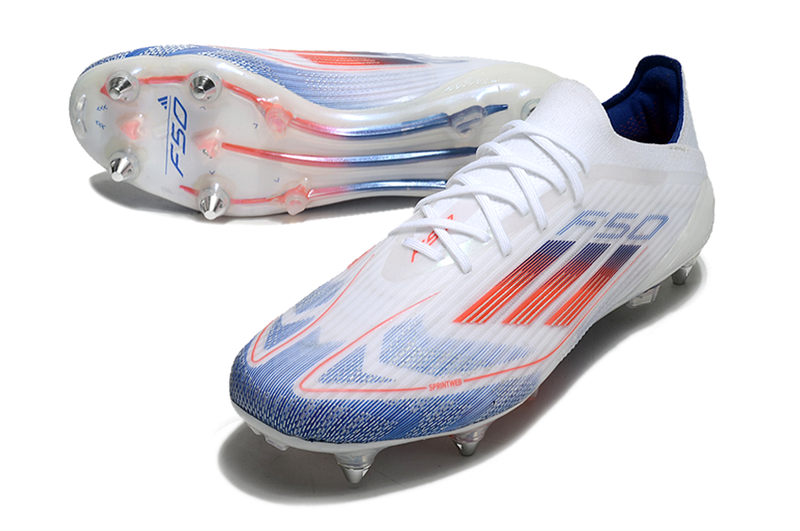 ADIDAS F50.1 ELITE TRAVA MISTA "ADVACEMENT" - BRANCA E COLORIDA