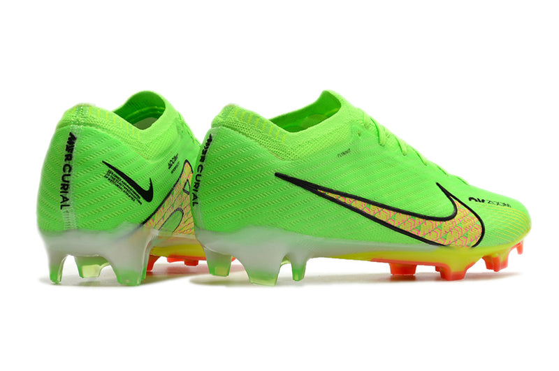 CHUTEIRA NIKE AIR ZOOM MERCURIAL VAPOR 15 ELITE CAMPO - VERDE E AMARELA