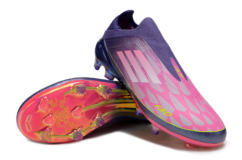 ADIDAS F50 LACELASS ELITE CAMPO "LAMINE YAMAL 304" - ROXA E ROSA