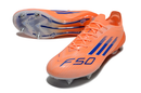 ADIDAS F50 ELITE TRAVA MISTA "CORAL BLAZE" - LARANJA E AZUL