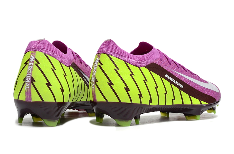 CHUTEIRA NIKE AIR ZOOM MERCURIAL VAPOR 16 ELITE CAMPO - ROXA E VERDE FLUORESCENTE