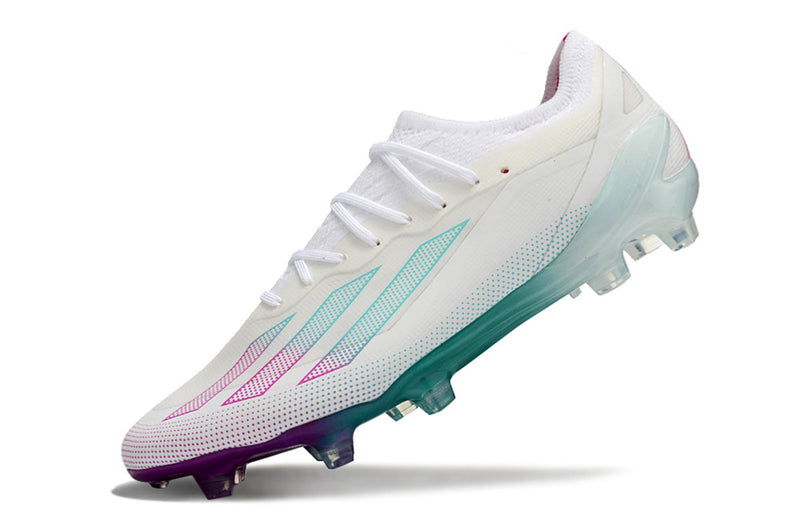 CHUTEIRA ADIDAS X CRAZYFAST.1 CAMPO - BRANCA E COLORIDA