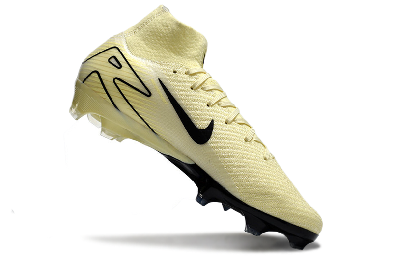 CHUTEIRA NIKE AIR ZOOM MERCURIAL SUPERFLY 10 ELITE CAMPO - BEGE E PRETA
