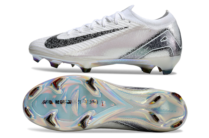 CHUTEIRA NIKE AIR ZOOM MERCURIAL VAPOR 16 ELITE CAMPO - BRANCA E PRETA