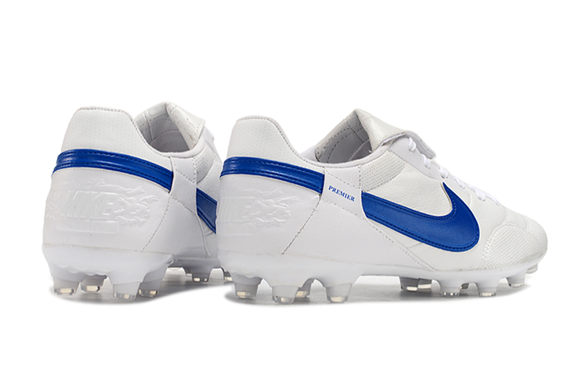 CHUTEIRA NIKE PREMIER III ELITE CAMPO - BRANCA E AZUL