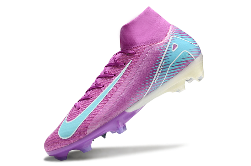 CHUTEIRA NIKE AIR ZOOM MERCURIAL SUPERFLY 10 ELITE CAMPO - ROXA E AZUL