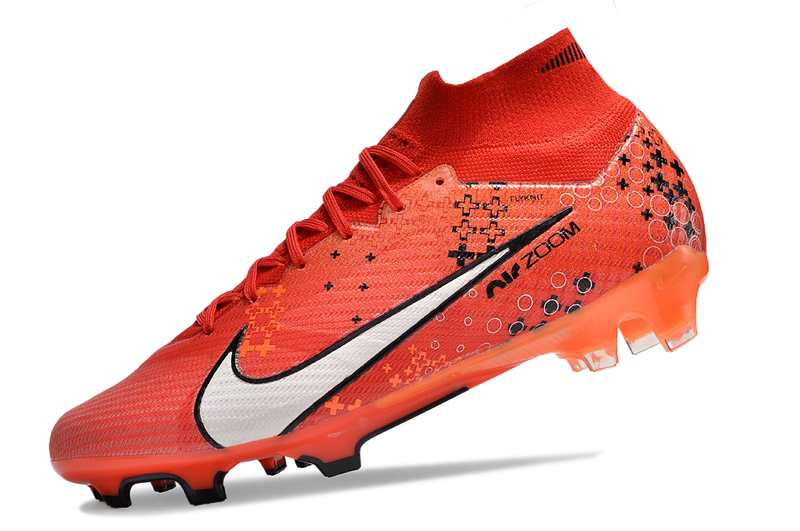 CHUTEIRA NIKE AIR ZOOM MERCURIAL SUPERFLY 9 ELITE CAMPO "DREAM SPEED 7" - VERMELHA E PRETA