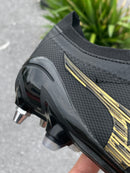 [PRONTA ENTREGA] CHUTEIRA MIZUNO MORELIA NEO III JAPAN TRAVA MISTA - PRETA E DOURADA