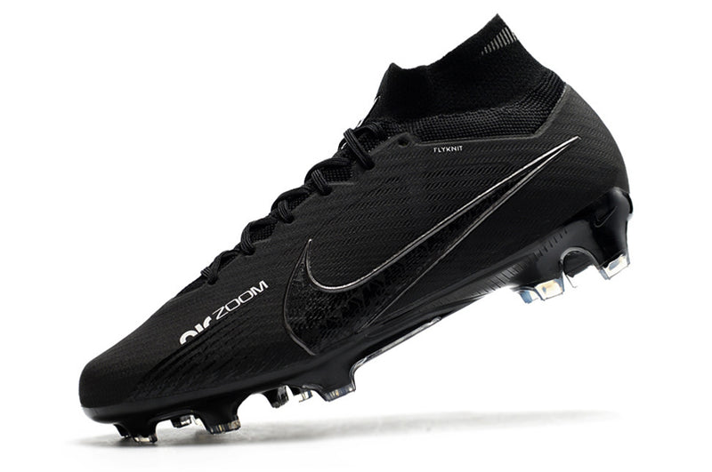 CHUTEIRA NIKE AIR ZOOM MERCURIAL SUPERFLY 9 ELITE CAMPO - PRETA ALL BLACK