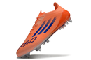 ADIDAS F50 ELITE TRAVA MISTA "CORAL BLAZE" - LARANJA E AZUL