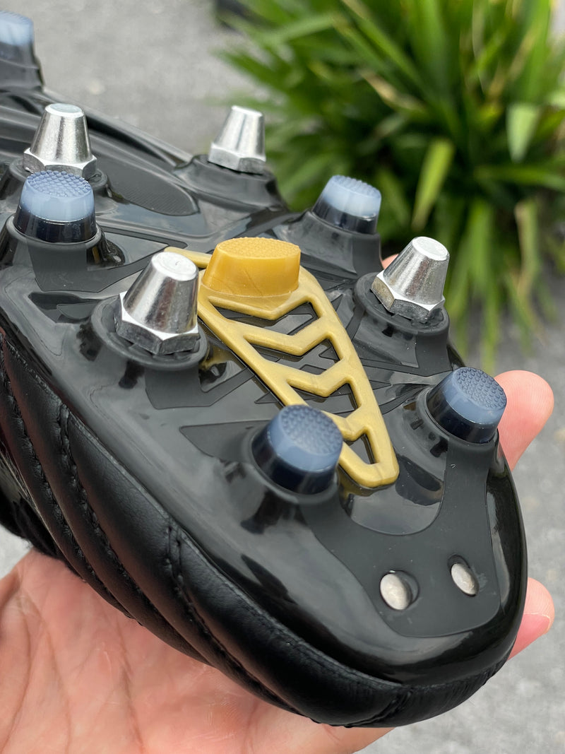 [PRONTA ENTREGA] CHUTEIRA MIZUNO MORELIA NEO III JAPAN TRAVA MISTA - PRETA E DOURADA