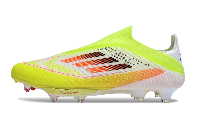 CHUTEIRA ADIDAS F50 LACELESS LIGHTSTRIKE PRO ELITE CAMPO - AMARELA FLUORESCENTE