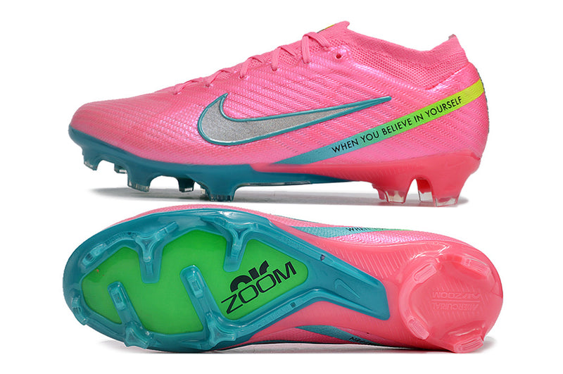 CHUTEIRA NIKE AIR ZOOM MERCURIAL VAPOR 15 ELITE CAMPO "RASHFORD" - ROSA