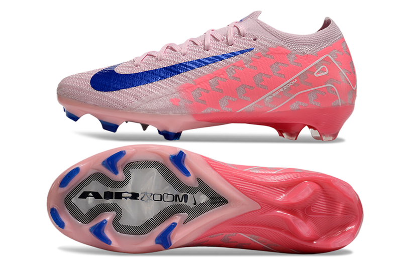 CHUTEIRA NIKE AIR ZOOM MERCURIAL VAPOR 16 ELITE CAMPO - ROSA E AZUL