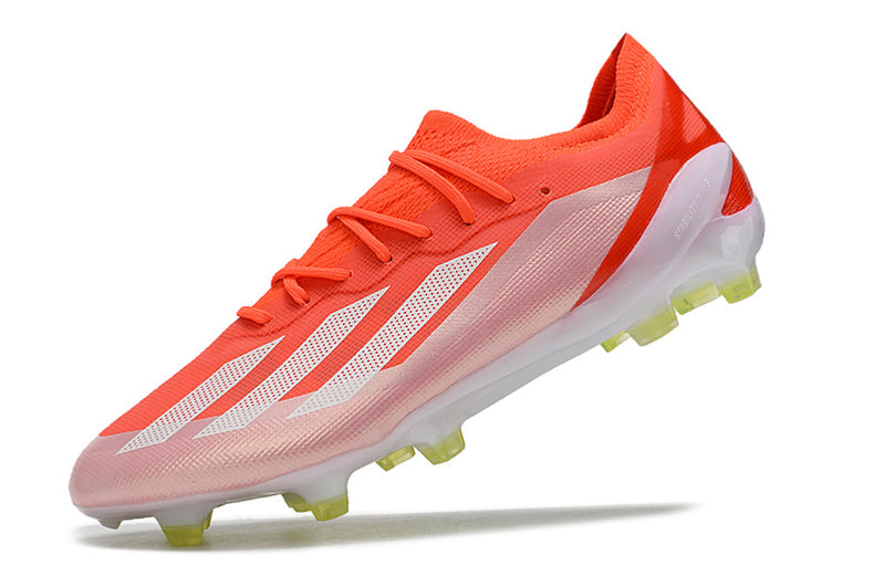 CHUTEIRA ADIDAS X CRAZYFAST.1 CAMPO "ENERGY CITRUS" - SALMÃO