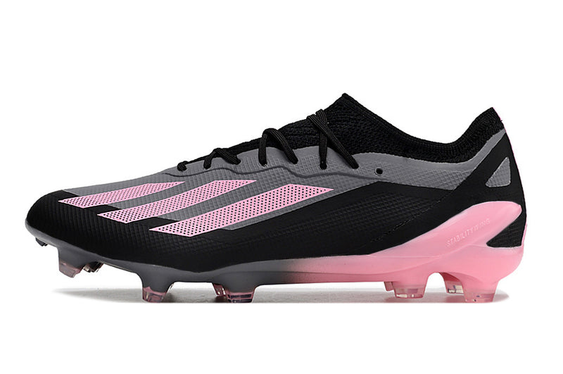 CHUTEIRA ADIDAS X CRAZYFAST.1 CAMPO - PRETA E ROSA