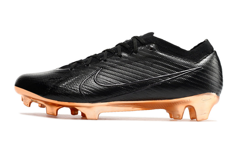 CHUTEIRA NIKE AIR ZOOM MERCURIAL VAPOR 15 ELITE CAMPO - PRETA E COBRE
