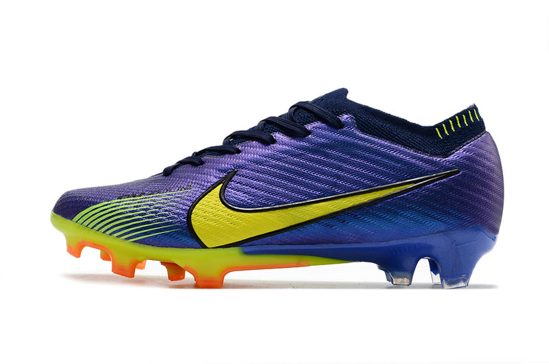 CHUTEIRA NIKE AIR ZOOM MERCURIAL VAPOR 15 ELITE CAMPO - ROXA E AMARELA