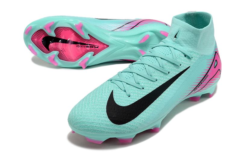 CHUTEIRA NIKE AIR ZOOM MERCURIAL SUPERFLY 10 ELITE CAMPO - CIANO E ROSA