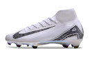 CHUTEIRA NIKE AIR ZOOM MERCURIAL SUPERFLY 10 ELITE CAMPO -BRANCA E PRETA