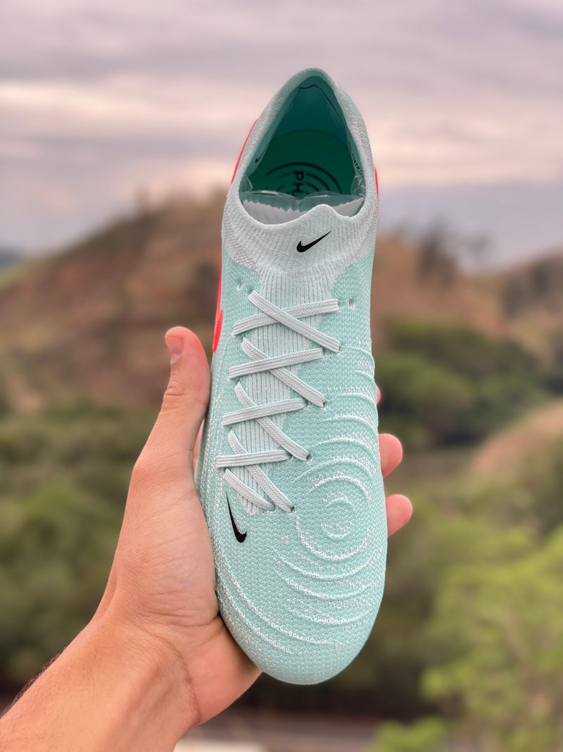 [PRONTA ENTREGA] CHUTEIRA NIKE PHANTOM GX II ELITE CAMPO "MAD ENERGY" - VERDE E VERMELHA