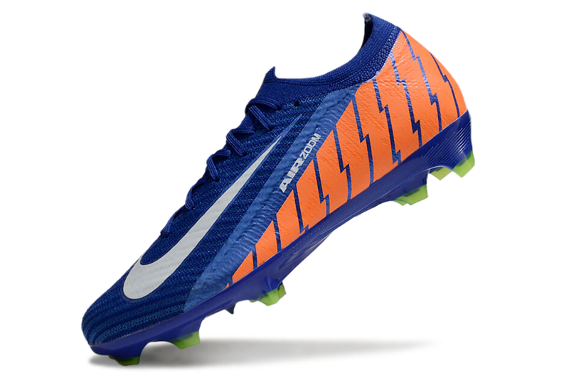 CHUTEIRA NIKE AIR ZOOM MERCURIAL VAPOR 16 ELITE CAMPO - AZUL E LARANJA