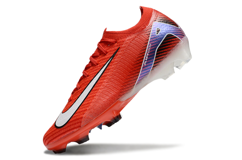 CHUTEIRA NIKE AIR ZOOM MERCURIAL VAPOR 16 ELITE CAMPO - VERMELHA E AZUL