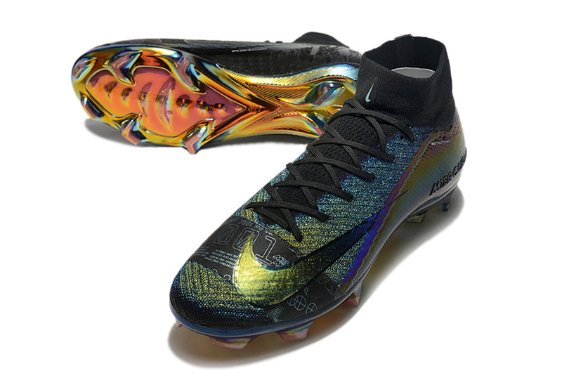 CHUTEIRA NIKE AIR ZOOM MERCURIAL SUPERFLY 10 ELITE CAMPO "COSMIC SPEED" - PRETA