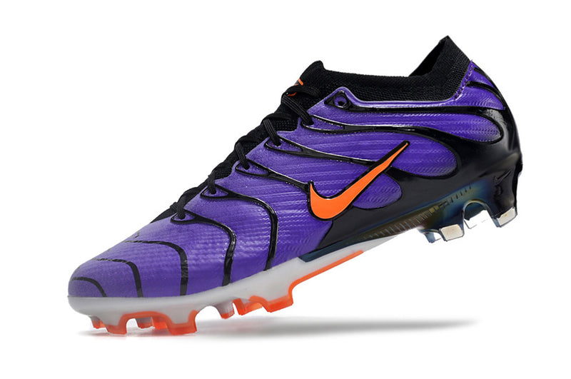 CHUTEIRA NIKE AIR ZOOM MERCURIAL VAPOR 15 ELITE CAMPO "AIR MAX TN" - ROXA E PRETA