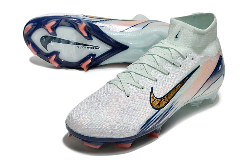 CHUTEIRA NIKE AIR ZOOM MERCURIAL SUPERFLY 10 ELITE CAMPO "DREAM SPEED 9" - VERDE E DOURADA