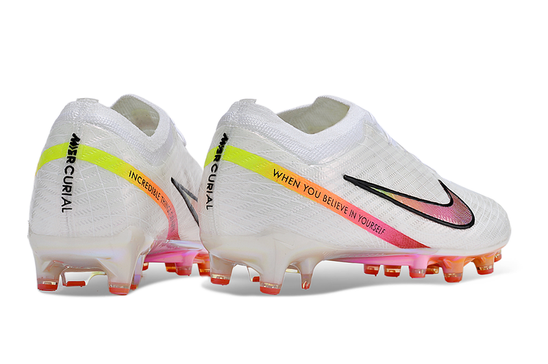 CHUTEIRA NIKE AIR ZOOM MERCURIAL VAPOR 15 ELITE CAMPO (AG) "MARCUS RASHFORD" - BRANCA