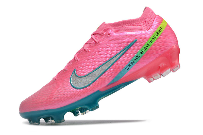 CHUTEIRA NIKE AIR ZOOM MERCURIAL VAPOR 15 ELITE CAMPO "RASHFORD" - ROSA
