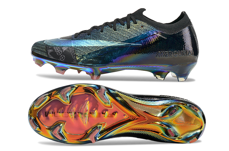 CHUTEIRA NIKE AIR ZOOM MERCURIAL VAPOR 16 ELITE CAMPO "COSMIC SPEED" - PRETA