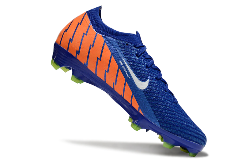 CHUTEIRA NIKE AIR ZOOM MERCURIAL VAPOR 16 ELITE CAMPO - AZUL E LARANJA