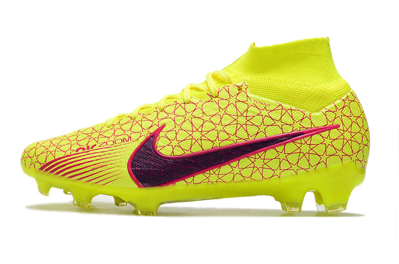 CHUTEIRA NIKE AIR ZOOM MERCURIAL SUPERFLY 9 ELITE CAMPO - AMARELA