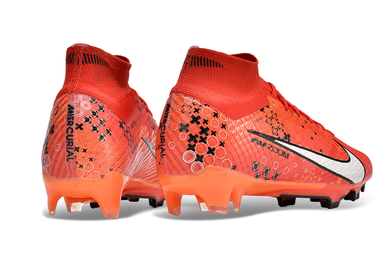 CHUTEIRA NIKE AIR ZOOM MERCURIAL SUPERFLY 9 ELITE CAMPO "DREAM SPEED 7" - VERMELHA E PRETA