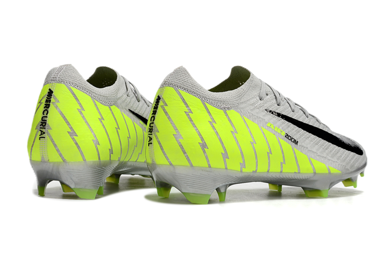 CHUTEIRA NIKE AIR ZOOM MERCURIAL VAPOR 16 ELITE CAMPO - CINZA E VERDE FLUORESCENTE