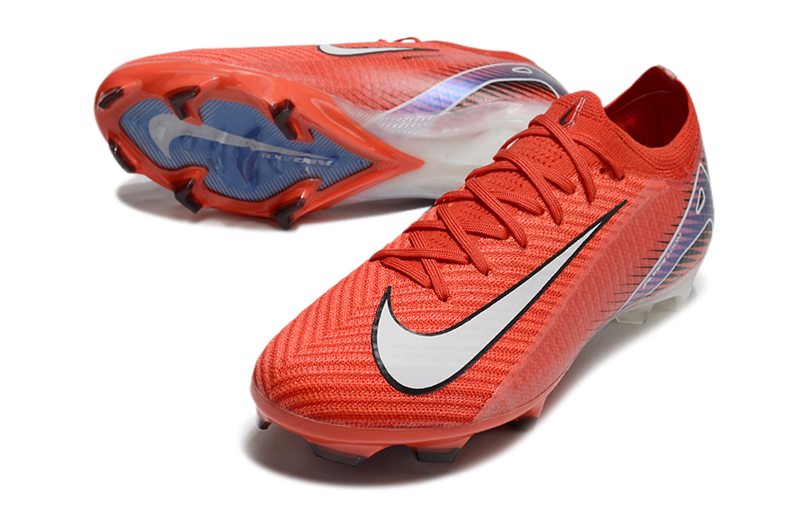 CHUTEIRA NIKE AIR ZOOM MERCURIAL VAPOR 16 ELITE CAMPO - VERMELHA E AZUL