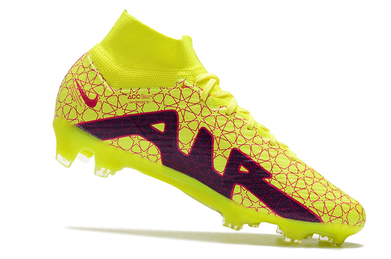 CHUTEIRA NIKE AIR ZOOM MERCURIAL SUPERFLY 9 ELITE CAMPO - AMARELA