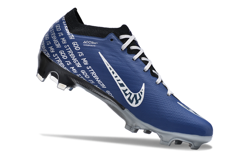 CHUTEIRA NIKE AIR ZOOM MERCURIAL VAPOR 15 ELITE CAMPO - AZUL ESCURO